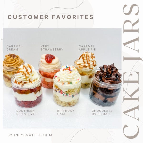 Cake Jars for Shipping